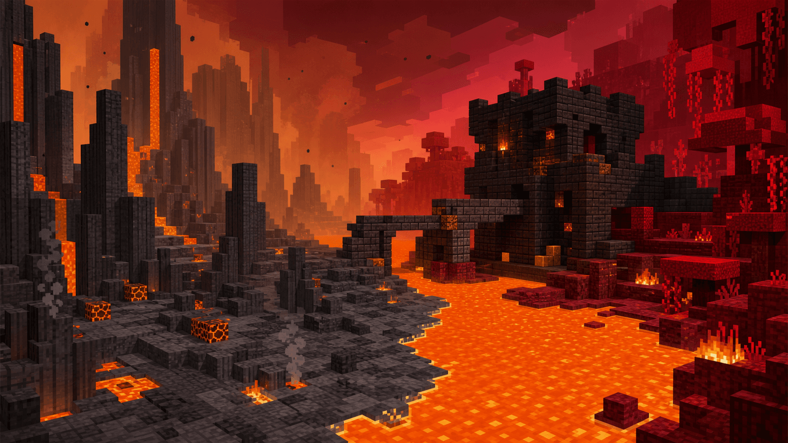 Minecraft editorial cover for "Did You Know bastion remnants cannot generate in the basalt deltas biome? Why It Matters on Vanilla SMP" inspired by use the fact as a springboard for explaining how overlooked minecraft knowledge changes early survival routes and smp onboarding.
